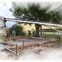 Baustelle - neue Hütte (Grundplatte betonieren)